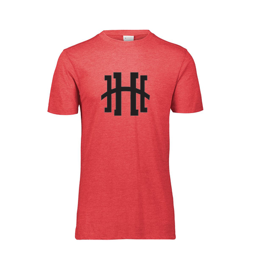 [FTSCUBRD-AS-LOGO1] Decker Men's Tri-Blend T-Shirt - Short Sleeve (Adult S, Red, Logo 1)