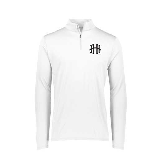 [FTLQFLWH-FAXS-LOGO1] Decker Women's Flex-Lite 1/4 Zip Shirt (Female Adult XS, White, Logo 1)