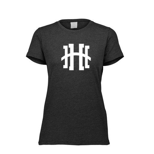 [FTSCUBBK-FAXS-LOGO2] Decker Women's Tri-Blend T-Shirt - Short Sleeve (Female Adult XS, Black, Logo 2)